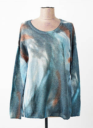 Pull stretch manches longues bleu GERRY WEBER femme