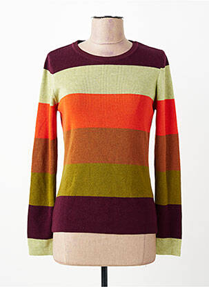 Pull coupe cintrée manches longues violet ESCORPION femme