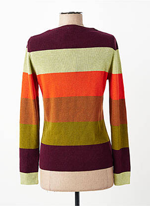 Pull coupe cintrée manches longues violet ESCORPION femme