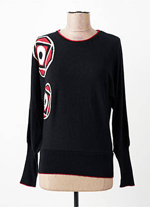 Pull stretch manches longues noir ESCORPION femme