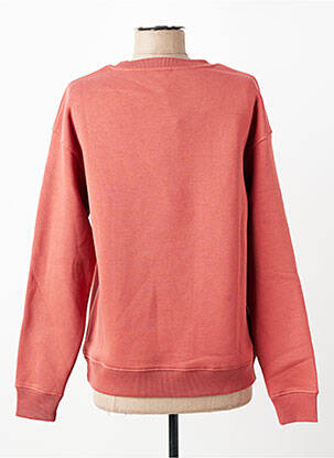 Sweat-shirt broderie manches longues orange BERMUDES femme