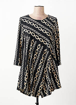 Tunique manches longues col rond noir JOSEPH RIBKOFF femme