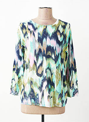 Pull coupe droite manches longues vert GERRY WEBER femme