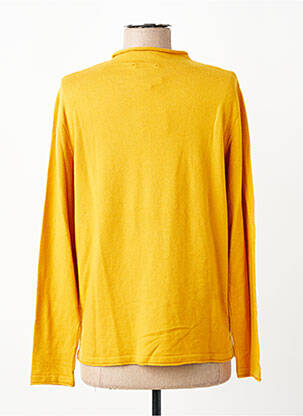 Pull coupe droite manches longues jaune FRANK WALDER femme