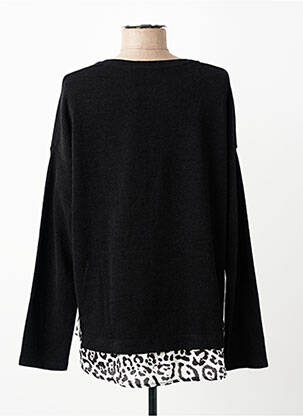 Pull col rond manches longues noir ESCORPION femme