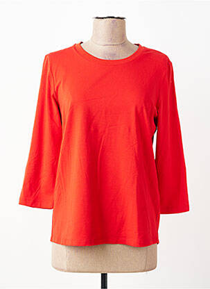 Top manches courtes manches courtes rouge FRANK WALDER femme