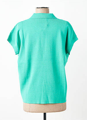 Polo manches courtes manches courtes vert ESCORPION femme
