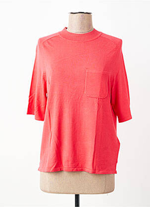Pull coupe droite manches 3/4 rouge GERRY WEBER femme