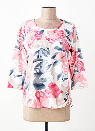 T-shirt manches longues manches longues rouge FRANK WALDER femme