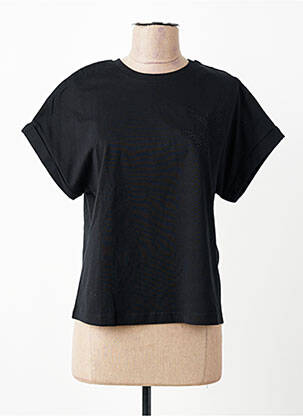 Top manches courtes manches courtes noir TAIFUN femme