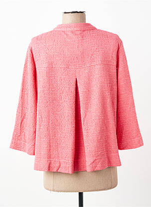Veste casual col rond orange FRANK WALDER femme