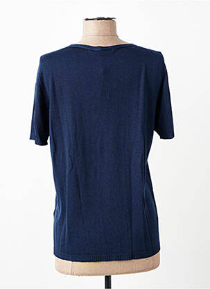 T-shirt coupe droite manches courtes bleu ESCORPION femme