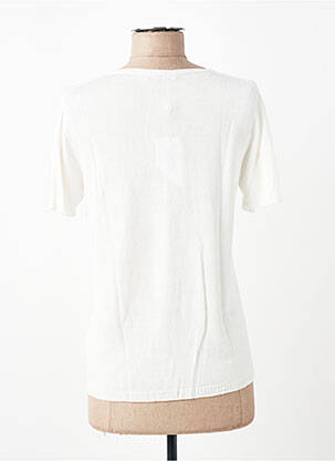T-shirt coupe droite manches courtes blanc ESCORPION femme