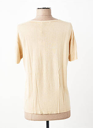 T-shirt coupe droite manches courtes beige ESCORPION femme