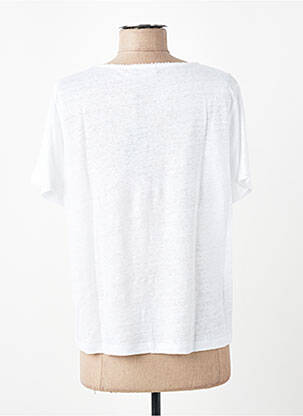 T-shirt coupe droite manches courtes blanc ESCORPION femme