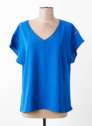 Top manches courtes manches courtes bleu ESCORPION femme