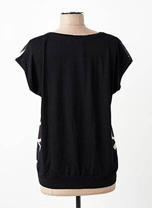 Top stretch manches courtes noir ESCORPION femme