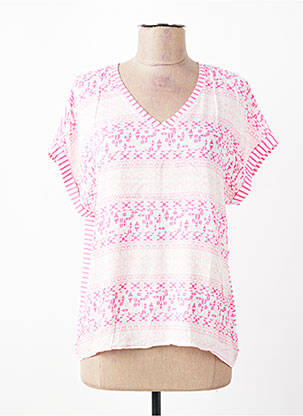 T-shirt imprimé fantaisie manches courtes rose GERRY WEBER femme