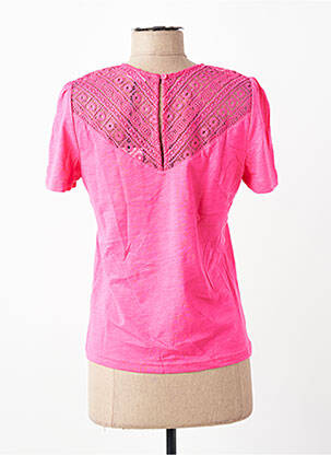 T-shirt col v manches courtes rose GERRY WEBER femme