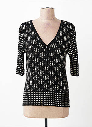 T-shirt imprimé fantaisie manches courtes noir ESCORPION femme