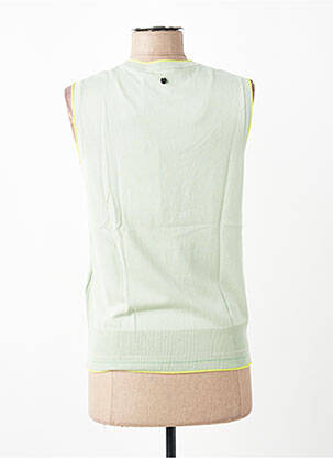 Top coupe cintrée sans manche vert GERRY WEBER femme