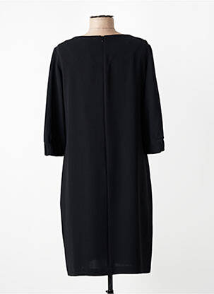 Robe mi-longue manches 3/4 manches 3/4 noir GERRY WEBER femme