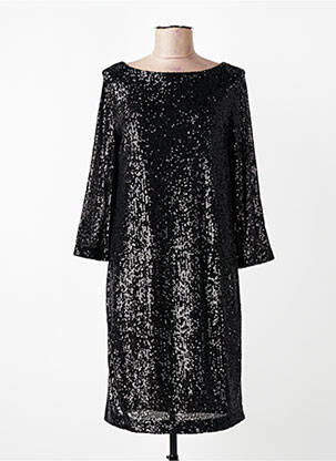 Robe courte manches 3/4 manches 3/4 noir JOSEPH RIBKOFF femme