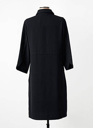 Robe mi-longue manches 3/4 manches 3/4 noir GERRY WEBER femme