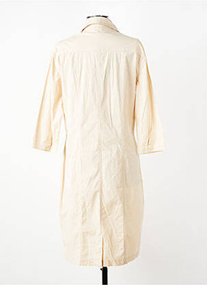 Robe mi-longue manches 3/4 manches 3/4 beige ESCORPION femme