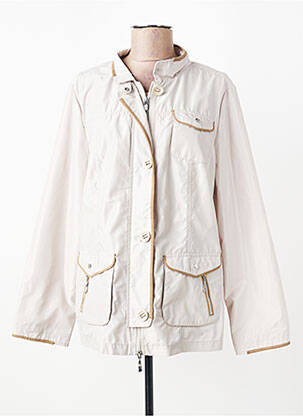 Coupe-vent manches longues sans capuche beige STEINBOCK femme