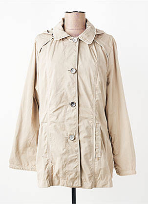 Imperméable capuche amovible a capuche beige STEINBOCK femme