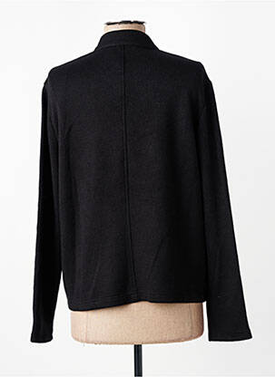 Veste casual col rond noir FRANK WALDER femme