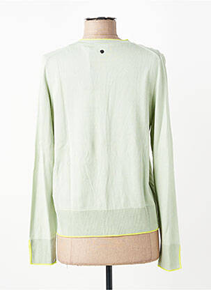 Gilet manches longues resserrée sur le bas vert GERRY WEBER femme