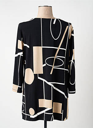 Tunique manches longues col v noir JOSEPH RIBKOFF femme