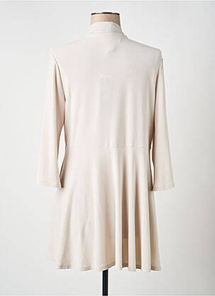 Gilet manches longues col châle beige JOSEPH RIBKOFF femme