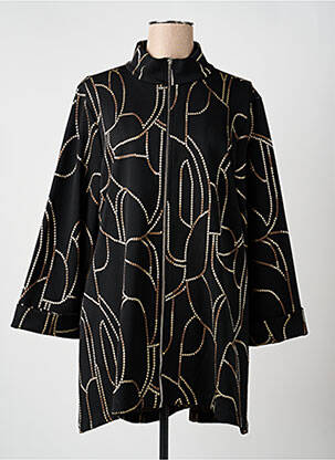 Veste casual coupe droite noir JOSEPH RIBKOFF femme