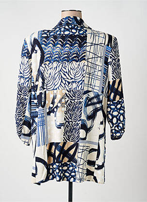 Blazer coupe cintrée bleu JOSEPH RIBKOFF femme