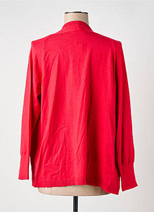 Gilet manches courtes resserrée sur le bas rouge FRANK WALDER femme