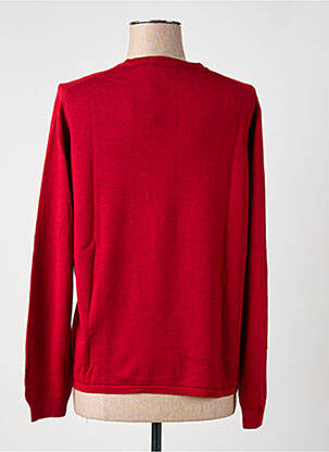 Pull col v manches longues rouge ESCORPION femme