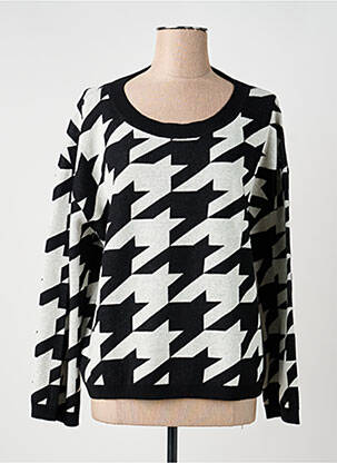Pull stretch manches longues noir ESCORPION femme