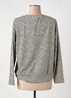 Pull stretch manches longues beige FRANK WALDER femme
