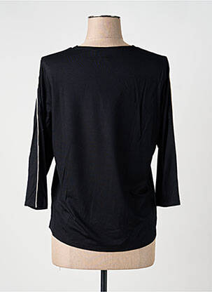 T-shirt manches 3/4 manches 3/4 noir FRANK WALDER femme