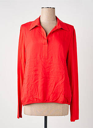 Blouse manches longues manches longues rouge FRANK WALDER femme