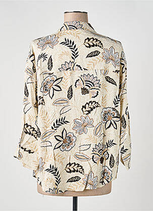Blouse imprimé fleurs manches 3/4 beige TAIFUN femme