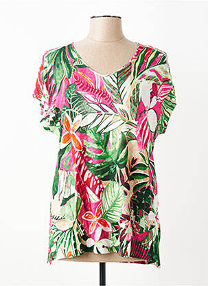 T-shirt coupe cintrée manches courtes vert GERRY WEBER femme