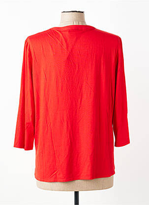Blouse manches 3/4 manches 3/4 rouge FRANK WALDER femme