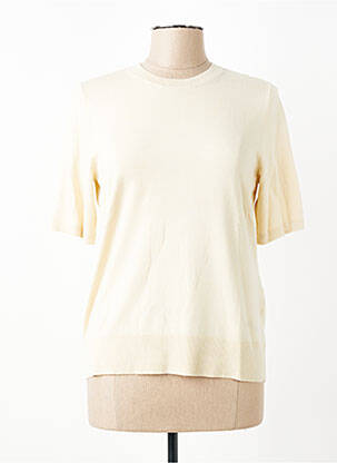 Pull stretch manches courtes beige TAIFUN femme
