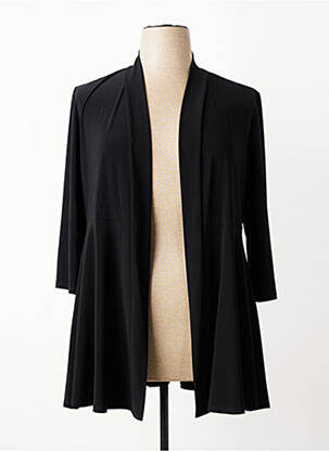 Gilet manches longues manches 3/4 noir JOSEPH RIBKOFF femme