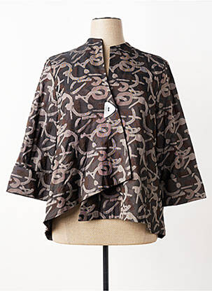Veste chic fermeture boutonnée sur le devant gris JOSEPH RIBKOFF femme