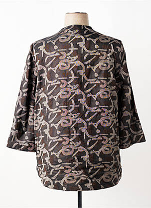 Veste chic fermeture boutonnée sur le devant gris JOSEPH RIBKOFF femme